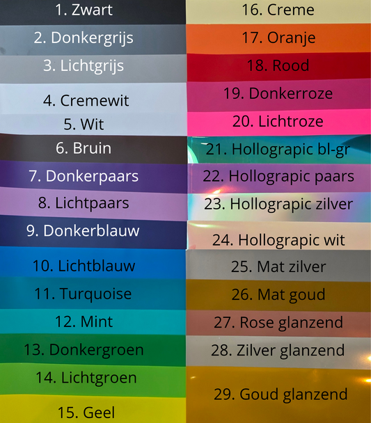 Kleuren bedrukking