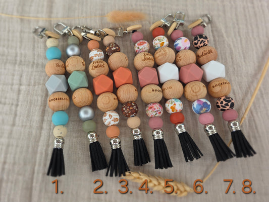 Sleutelhangers leidster multicolor