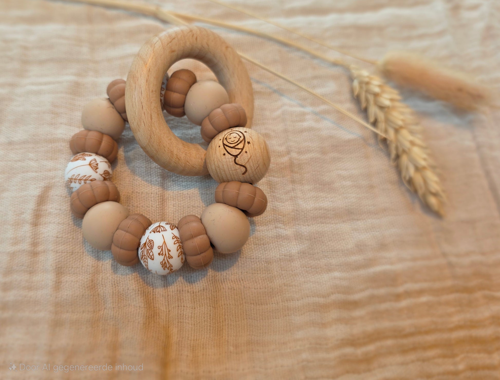 Snoezelig bijtring met naam savanne