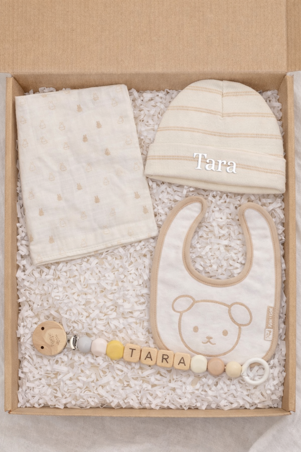 Cadeaupakket medium nijntje beige Snoezelig