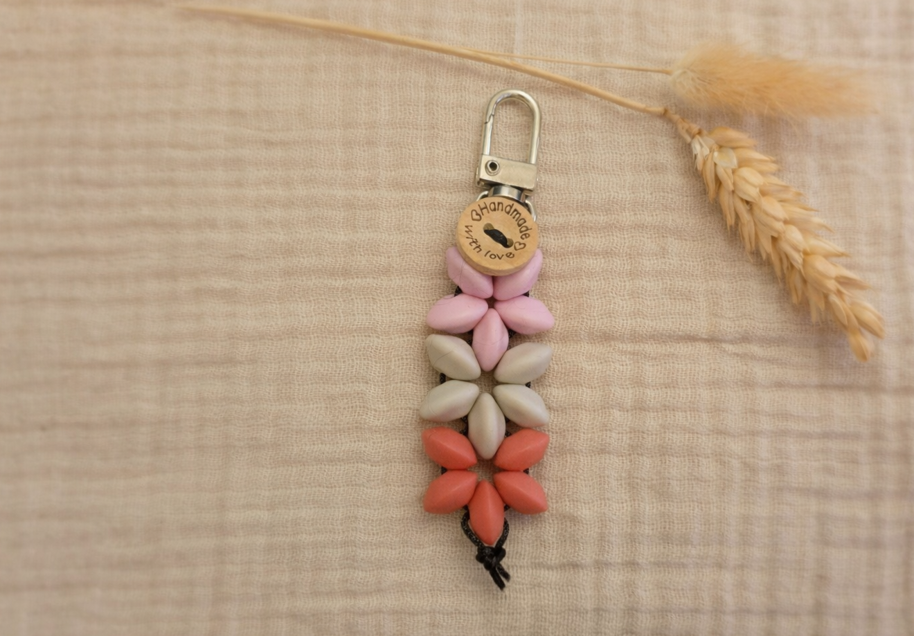 Sleutelhanger bloemen liefde Snoezelig