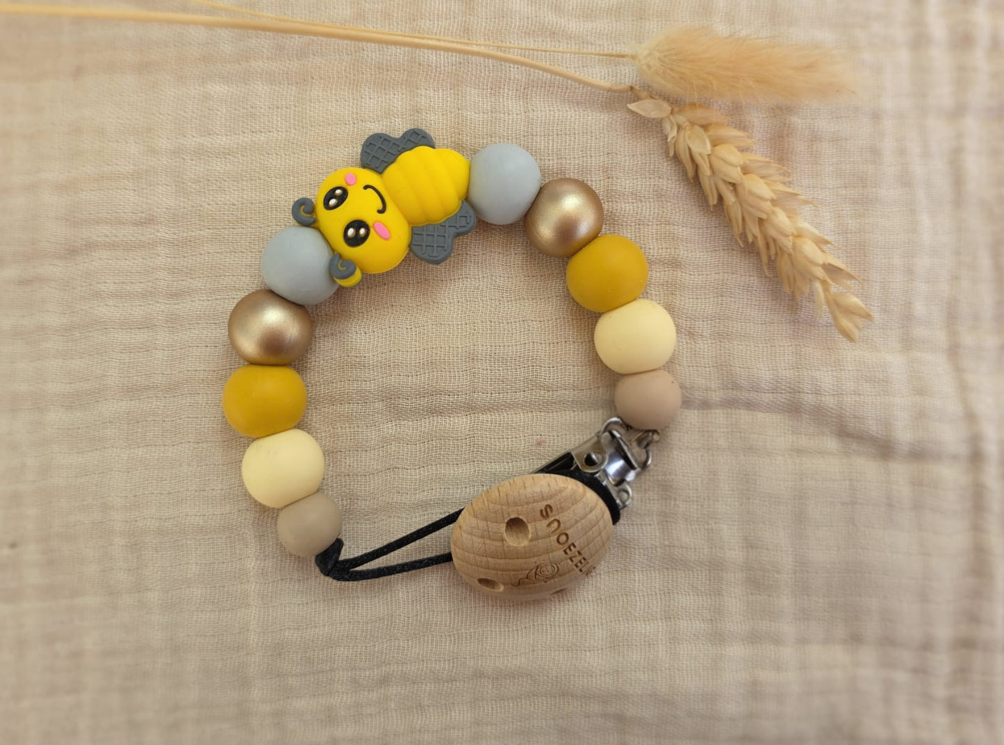 Speenkoord blij bijtje Snoezelig