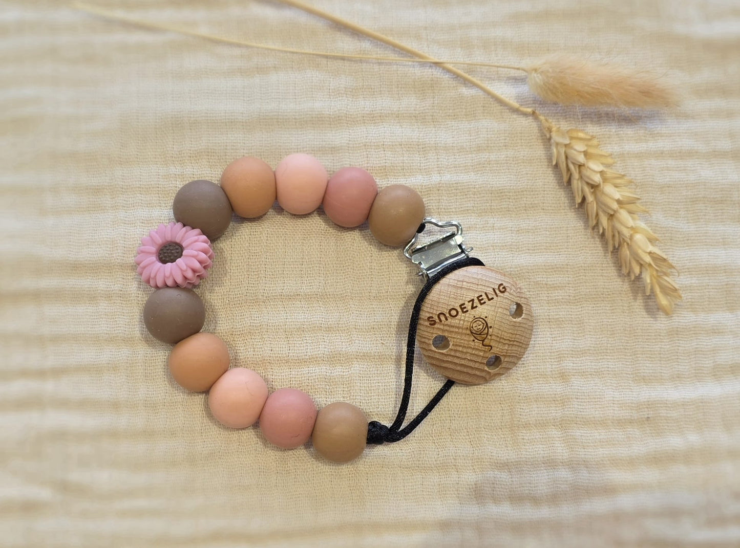 Speenkoord daisy blush Snoezelig