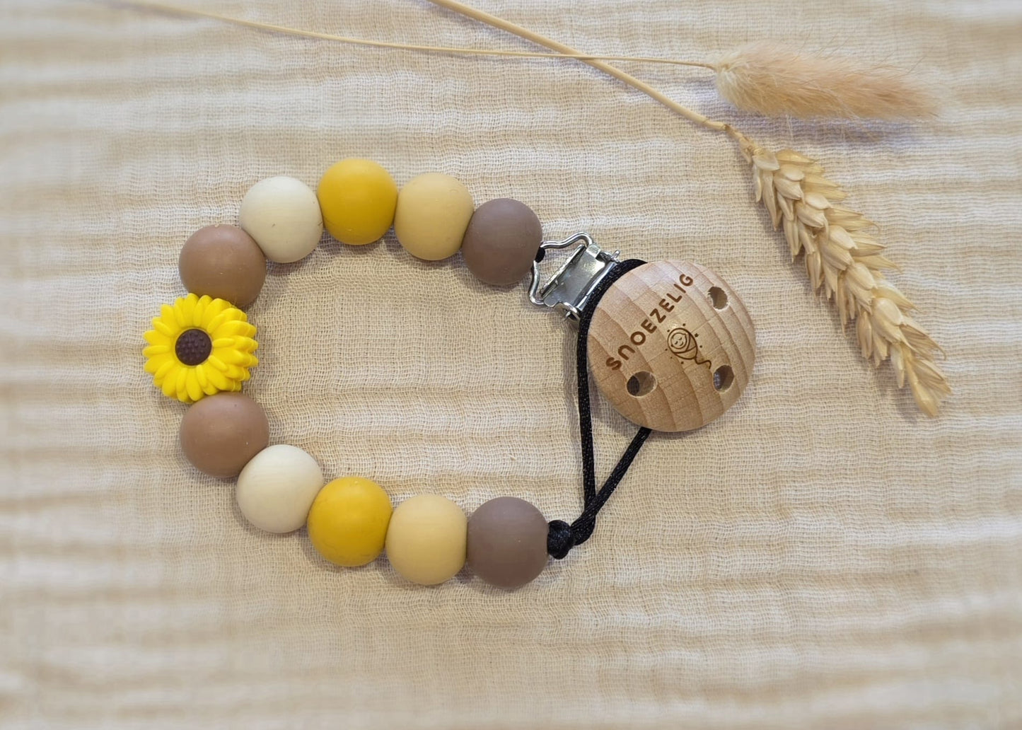 Speenkoord daisy geel Snoezelig