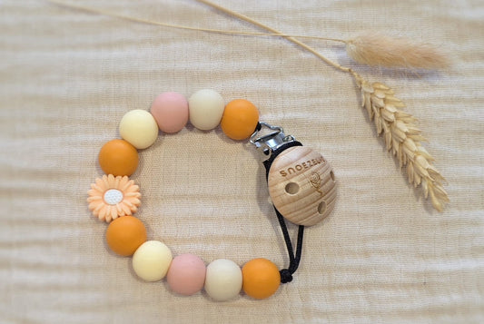 Speenkoord daisy perzik Snoezelig