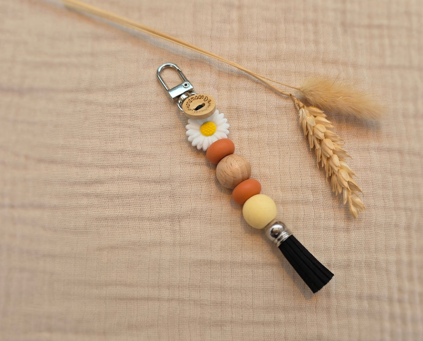 Sleutelhanger • Daisy Wit