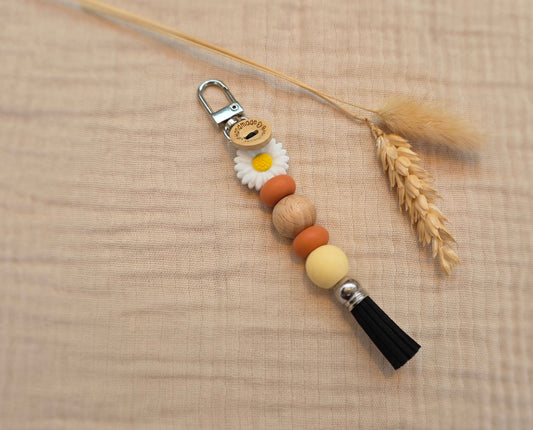 Sleutelhanger • Daisy Wit
